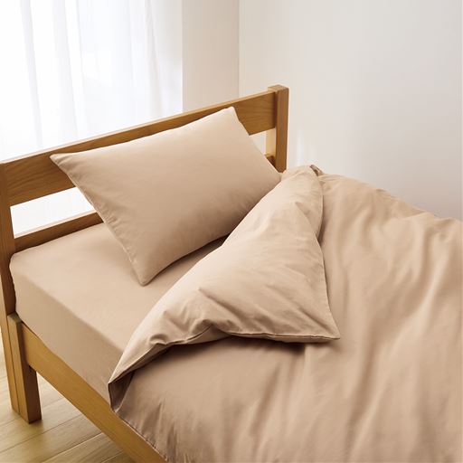 オークベージュ ※商品は枕カバーです。<br>※掛け布団カバーはCR-727、ボックスシーツはCZ-648を使用しています