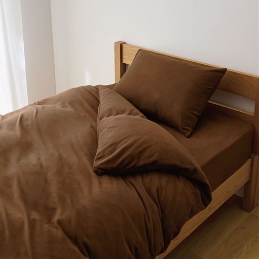 コーヒーブラウン※商品は枕カバーです。<br>※掛け布団カバーはCR-753、ボックスシーツはCZ-665を使用しています。