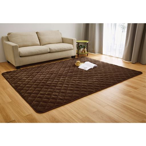 ブラウン(横240×縦190cm)<br>5層構造で暖かさをしっかりキープ!