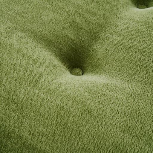 生地拡大(グリーン)<br>ふっくらとした、心地良くなめらかな肌ざわり。