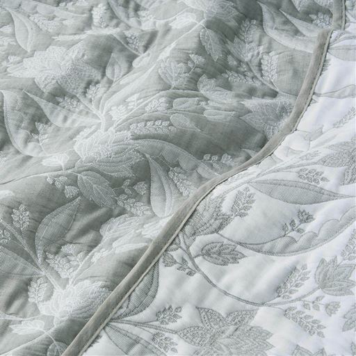 生地拡大(グレー)<br>やわらかな肌ざわりのふくれ織り生地。