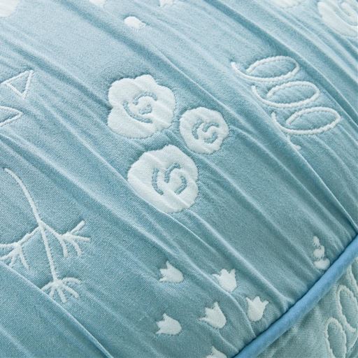 生地拡大(ブルー)<br>サラふわタッチで春夏シーズンにぴったり♪