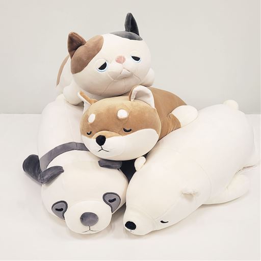 動物たちの癒される表情とくったりとしたフォルムがかわいい!