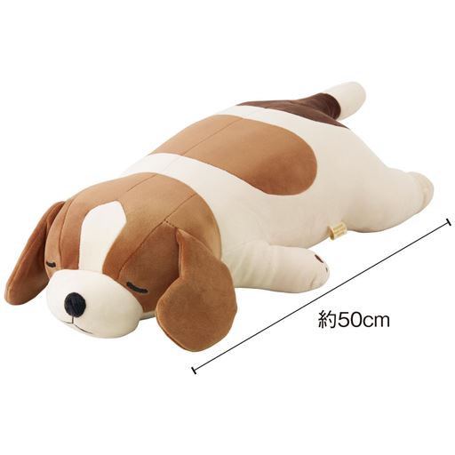 G (デコ)<br>体長は約50cm。抱きしめるのにもちょうどいい大きさ。 ※キャラクターによってサイズが多少異なります。