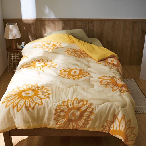 オレンジ系<br>サラふわの軽～い掛け心地。