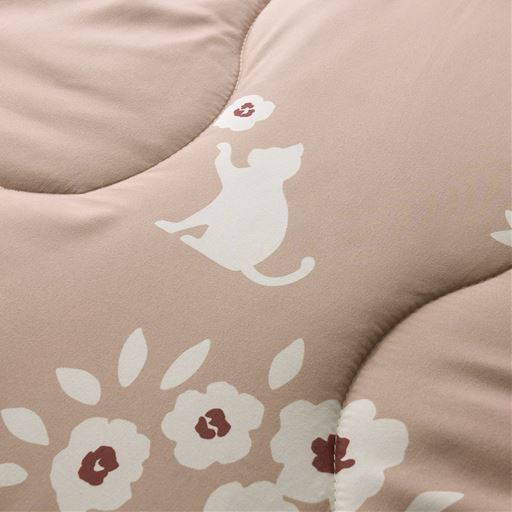 ベージュ面<br>生地拡大