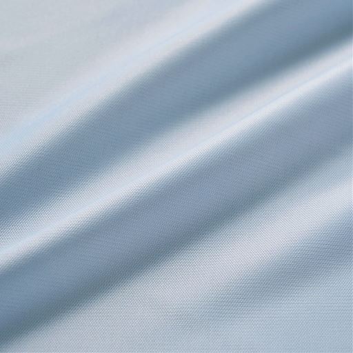 生地拡大(ブルー)<br>なめらかな肌ざわりの速乾生地はサラッと快適!