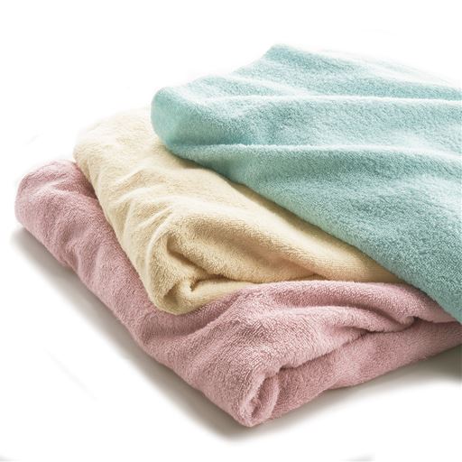 (上から) ミスティブルー・アイボリベージュ・ミスティピンク