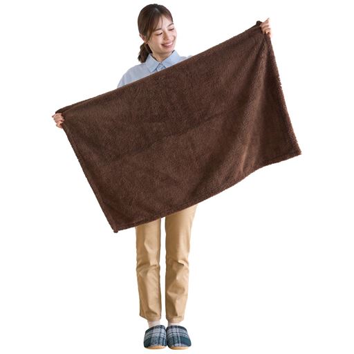 コーヒーブラウン<br>約100×65cmのコンパクトサイズ!