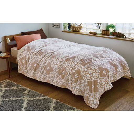 グレージュ<br>毛布の賢い使い方の新提案!