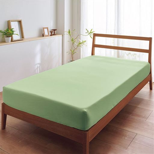 グリーン<br>ボックスシーツ
