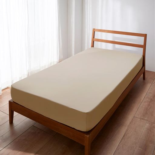 ベージュ<br>ボックスシーツ