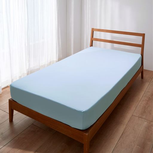 ブルー<br>ボックスシーツ