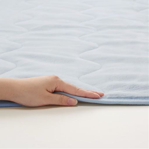 中わた入りのキルトで寝心地もアップ。