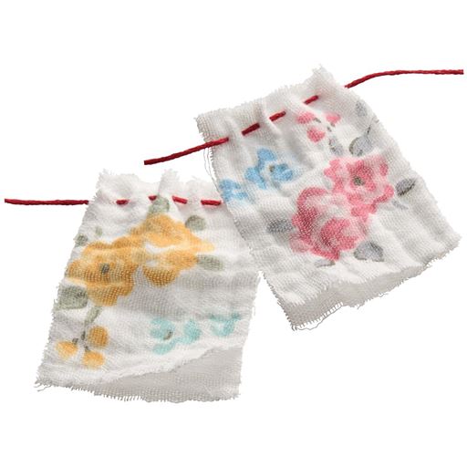 ふんわり心地いいダブルガーゼ素材。