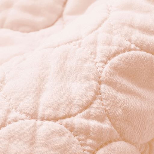 ピンク(生地拡大)<br>ふんわりやわらか!