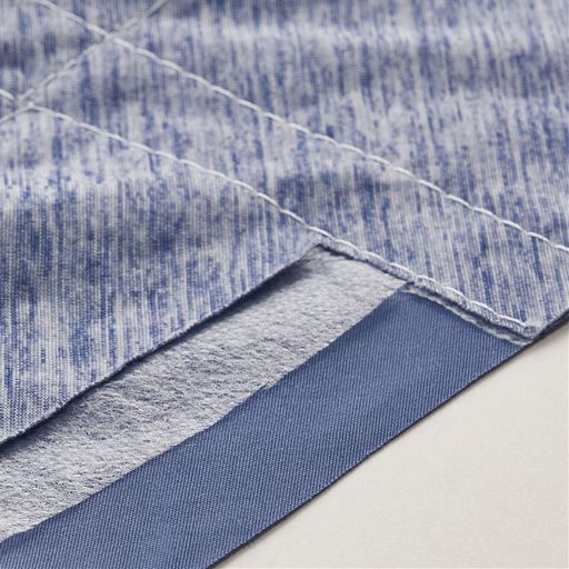 効率よく熱を逃すスマートドライ生地の効果を守る3層構造。