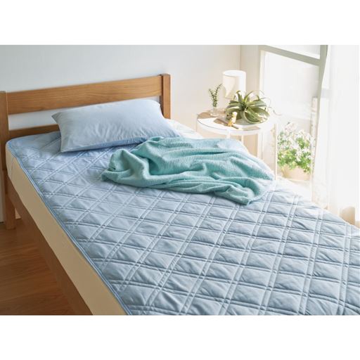 アンティックブルー パッドシーツ 暑くなってきたら選べるシーツにケットを合わせて