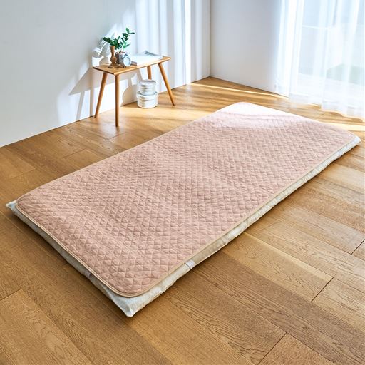 コーラルピンク<br>敷き布団にも使えます。