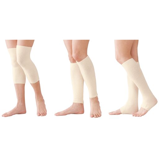 ひざに、ふくらはぎに、かかとまでスッポリ♪ 使い方はいろいろ!