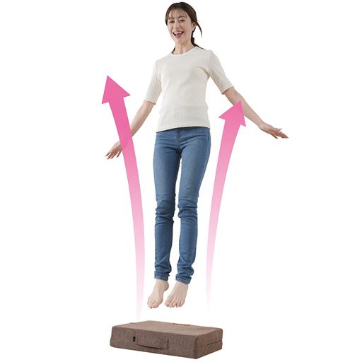 ブラウン ※写真はイメージです。<br>驚きのバウンド力で楽しく運動不足解消! 短時間で効率の良いエクササイズができます。