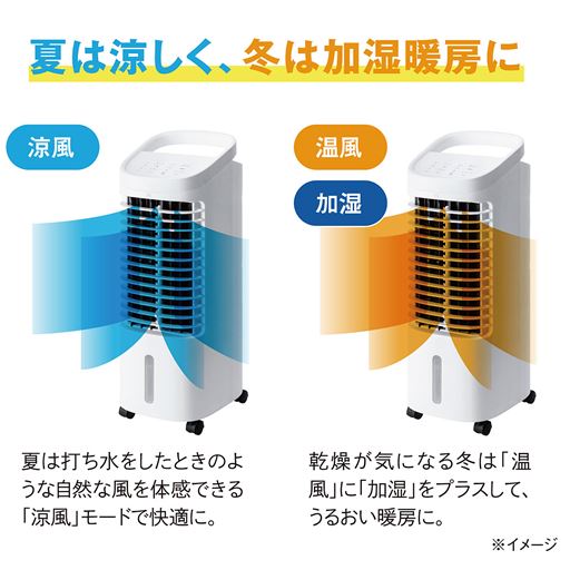 夏は涼しく、冬は加湿暖房に