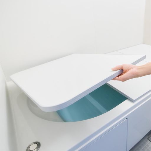 ライトグレー K(78×158cm) とにかく軽い!お掃除もラクラク!