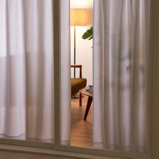 夜は目隠し効果は発揮されません。<br>※写真はイメージです。