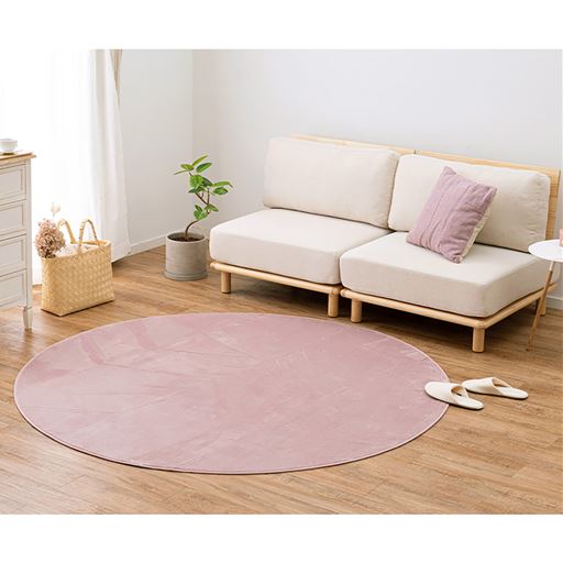 ピンク<br>円形(直径185cm)