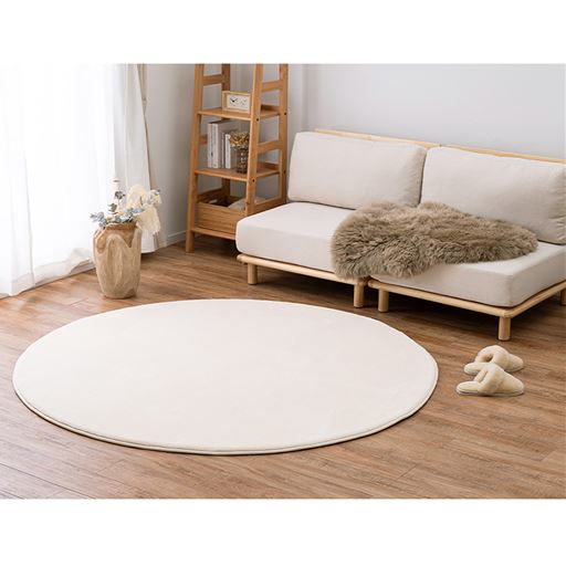 アイボリー<br>円形(直径185cm)