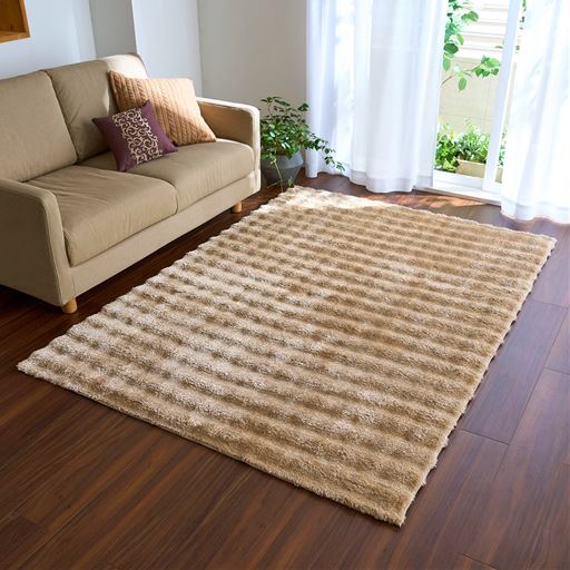 ベージュ<br>横180×縦120cm