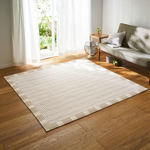 ブラウン<br>横185×縦185cm