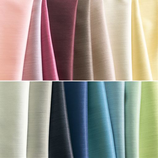 光沢とハリのある上質な生地感で、格調高い空間に。