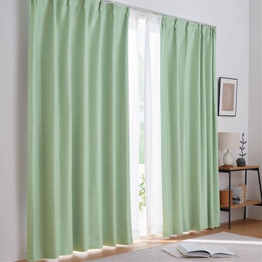 W (青磁)<br>日本のものづくりから誕生した、美しい高機能カーテンです。