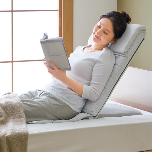ライトグレー <br>ベッド上の生活がラクになります。