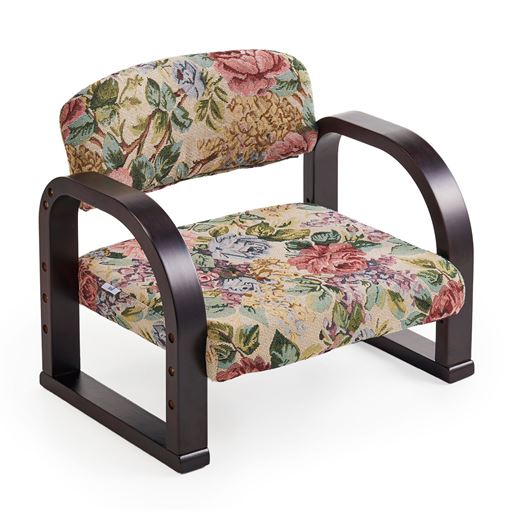 ベージュ系(花柄)