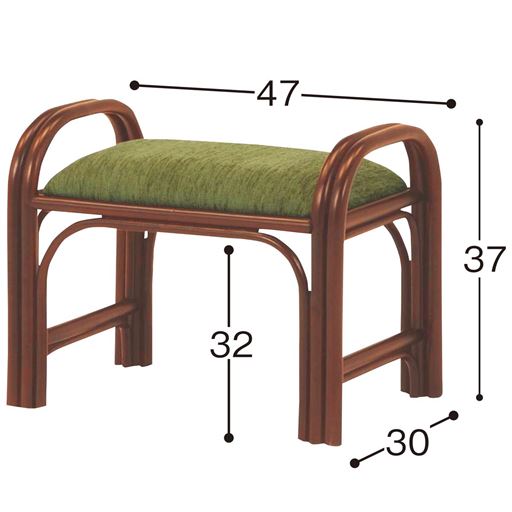 ダークブラウン<br>サイズ寸法 ※寸法の単位は約cmです。