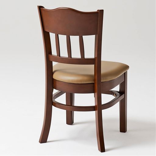 ブラウン F (チェア2脚組)<br>背面