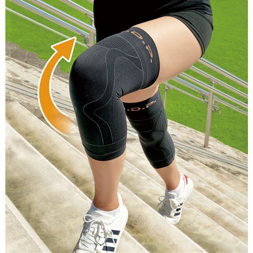 ブラック<br>ウォーキングや日々の階段の上り下り、散歩などにもおすすめ。