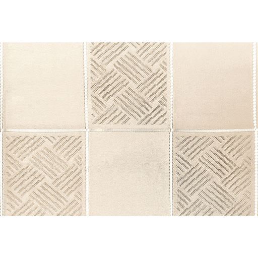 ベージュB (市松柄)