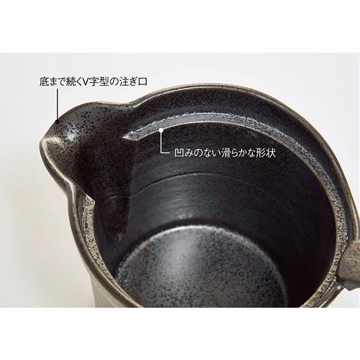 ふた置き部分は凹みのないなめらかな形状。