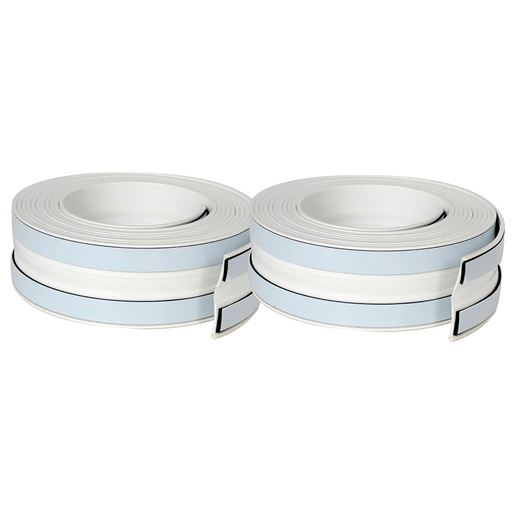 浴室や洗面所、台所など、水漏れが気になる隙間に貼るだけで水の侵入を防ぎます。くっつきやすく、はがしても跡が残らないので何度でも貼り直しOK。