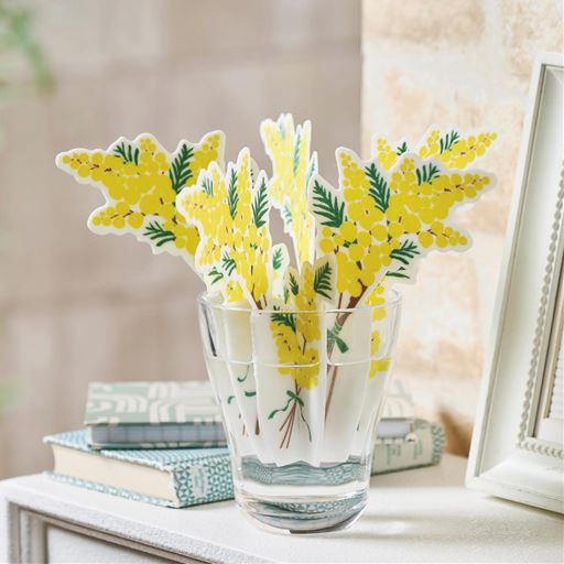 C (フラワーセット) ミモザ<br>※コップは商品に含まれません。