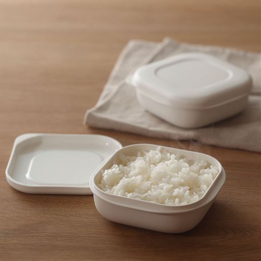 冷凍ご飯をムラなくふっくらと温められるかたちを極めました