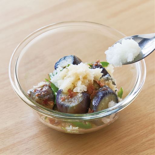 大根おろしで煮浸しに