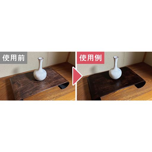 色落ちした花台に塗るだけで新品のように