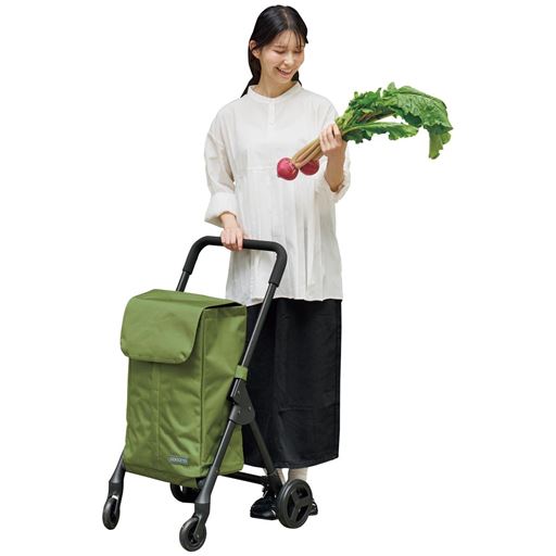 カーキ<br>カジュアルなデザインで幅広い年代の方にお使いいただけます。