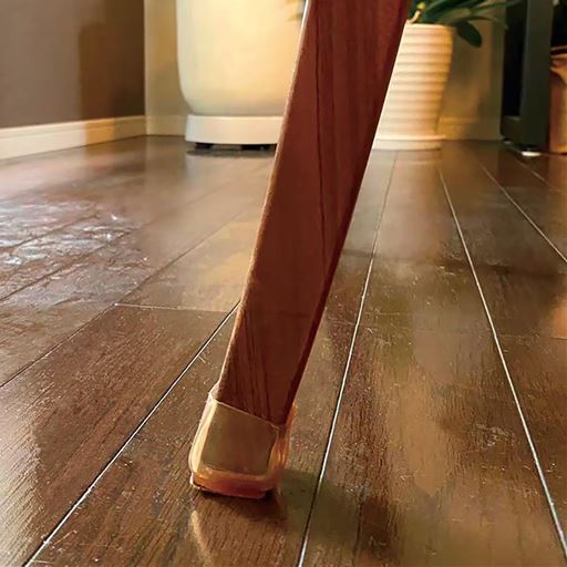 底面フェルトで床を傷つけない! すべ～る椅子脚キャップ4脚セットです。
