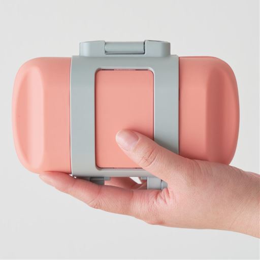 ピンク<br>片手サイズでコンパクト! 収納スペースをとりません。