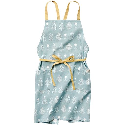 C(ブルー/北欧) <br>ふんわりとした色合いがポイントの手描き風の植物柄。